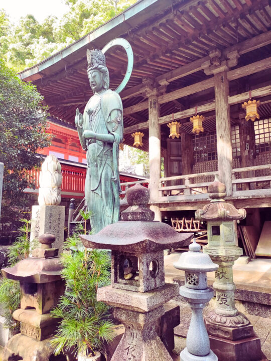 青岸渡寺の観音菩薩